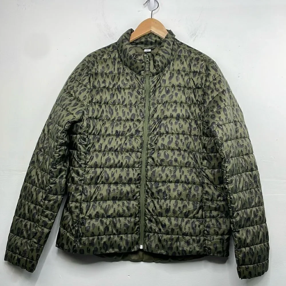 Old Navy Go-H20 Water-Resistant Narrow-Channel Puffer Jacket size Large